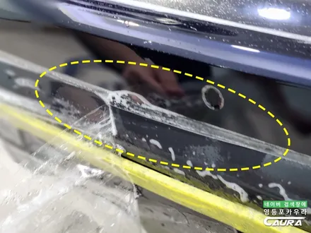BMW X5 물피도주 주차장 사고 판금도색 터치업 레벨링 없이 PPF 복원 출고했습니다. / 서울 영등포구 양평동5가