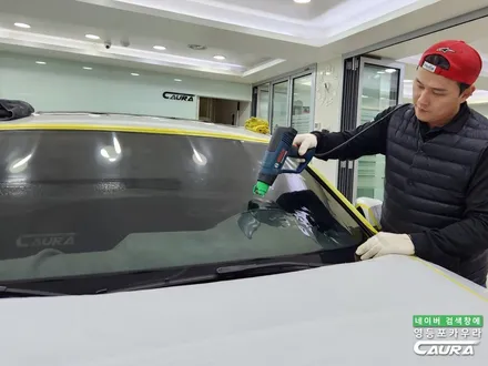 BMW 3시리즈 충격적인 짝퉁필름 뽀글이 딜러표썬팅 재시공 영등포 썬팅 / 서울 영등포구 양평동5가