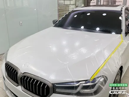 BMW M550i 출고 후기 무광 전체 PPF 아이보리 시트 가죽 코팅 영등포 카우라 후기 전체 PPF 성지 신차패키지 성지 실내 PPF BMW동호회 인기업체 프리미엄 전체 ppf / 서울 영등포구 양평동5가