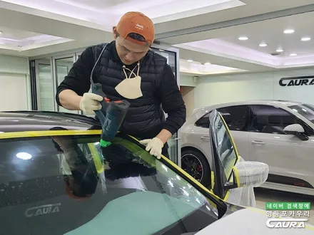 BMW 우주명차 m340i 투어링 3시리즈 하버캠프 세라믹본드 70% 농도 밝은 썬팅 연한 썬팅 재시공 후기 영등포 카우라 추천 / 서울 영등포구 양평동5가