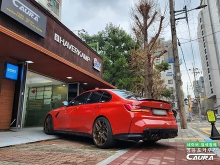 BMW M3 접촉사고 물피도주 주차장 사고 판금도색 터치업 레벨링없이 PPF 복원 출고완료 / 서울 영등포구 양평동5가