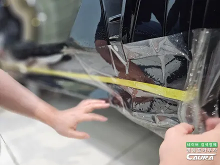 아빠들의 드림카 출고선물로 받으면 좋은 전체 PPF BMW X5 50e 블랙사파이어 실물 / 서울 영등포구 양평동5가