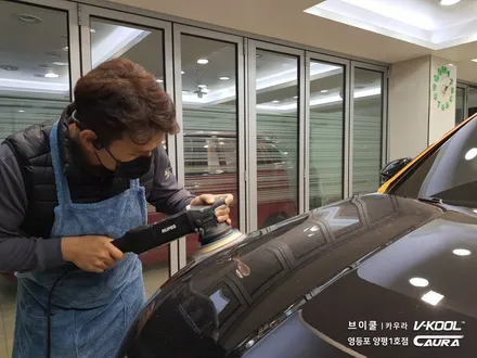 링컨 MKX 신차 광택 + PPF + 지테크닉 유리막코팅 크리스탈 세럼 울트라 유리막코팅 9년 보증 브이쿨 영등포 양평1호점 솔라가드 영등포 카우라 영등포 PPF 영등포 유리막코팅 / 서울 영등포구 양평동5가