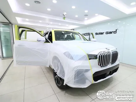 BMW X7 대표가 직접 시공하는 인수거부 솔라가드 노블레스 Z 썬팅 + 프론트풀ppf + 유리막코팅 + 발수코팅 + 코로나살균 신차패키지 카우라 영등포 카고 영등포솔라가드브이쿨 / 서울 영등포구 양평동5가