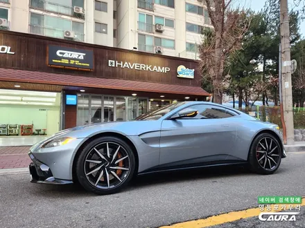 애스턴마틴 밴티지 PPF 석회물 얼룩 제거 시멘트 피해로 인한 수리 보상 / 서울 영등포구 양평동5가