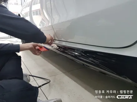 벤츠 CLS 400d 대표가 직접 시공 루프스킨 사이드미러랩핑 프론트립까지 부분랩핑 벤츠데칼로 확실한 드레스업! 영등포 카우라 브이쿨 영등포 솔라가드 영등포 랩핑 영등포 1인시공 / 서울 영등포구 양평동5가