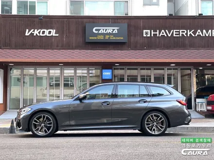BMW 우주명차 m340i 투어링 3시리즈 하버캠프 세라믹본드 70% 농도 밝은 썬팅 연한 썬팅 재시공 후기 영등포 카우라 추천 / 서울 영등포구 양평동5가