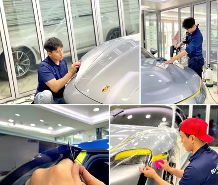 자동차 시트 화장품 자국 지우는 방법 람보르기니 우라칸 에보 스파이더 시트코팅 / 서울 영등포구 양평동5가