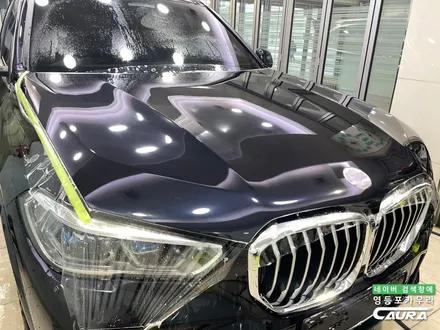 BMW X5 신차검수 무료 하버캠프 세라믹본드 40% 20% 농도 신차패키지 시공 X5 본넷 PPF 시공 했습니다! 영등포카우라 영등포썬팅 영등포PPF 잘하는 곳 후기! / 서울 영등포구 양평동5가