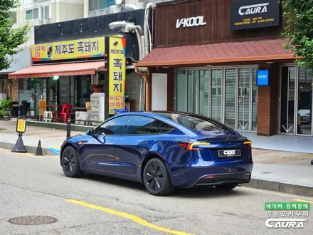 테슬라 모델3 하이랜드 블루 출고 실물은 이런 느낌! 테슬라 영등포 썬팅 / 서울 영등포구 양평동5가