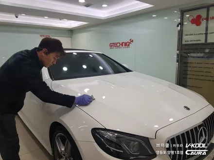 벤츠 E220d 카브리올레 신차패키지 브이쿨 K 썬팅+지테크닉 exo v3 유리막코팅+PPF 브이쿨 영등포 양평1호점 영등포 카우라 솔라가드 영등포 브이쿨 목동브이쿨 여의도브이쿨 / 서울 영등포구 양평동5가