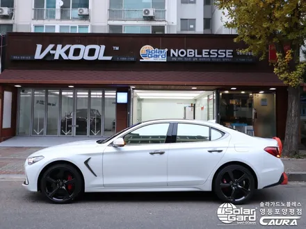 현대 제네시스 G70 대표가 직접 시공하는 신차패키지 솔라가드 노블레스 Z + 파인뷰 LX2000 블랙박스 + 생활보호 PPF 솔라가드 영등포 카우라 브이쿨 영등포 썬팅1인시공점 / 서울 영등포구 양평동5가