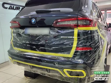 BMW X5 물피도주 주차장 사고 판금도색 터치업 레벨링 없이 PPF 복원 출고했습니다. / 서울 영등포구 양평동5가