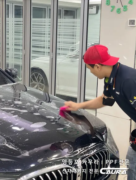 BMW 523d 카본블랙 황당한 본넷ppf를 경험해보고 오신 오너님! 영등포 카우라 영등포 브이쿨K 목동브이쿨 여의도 하버캠프영등포목동 마포 여의도 용산 마포 당산 선유도ppf / 서울 영등포구 양평동5가