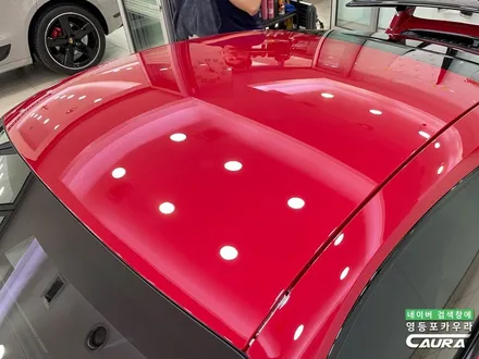 포르쉐 911 GTS 카민레드 찰떡 옵션 선택 전체 PPF 하버캠프 세라믹본드 썬팅 아이나비 블랙박스 보조배터리 영등포 카우라 후기 실내PPF 성지 포르쉐 성지 / 서울 영등포구 양평동5가