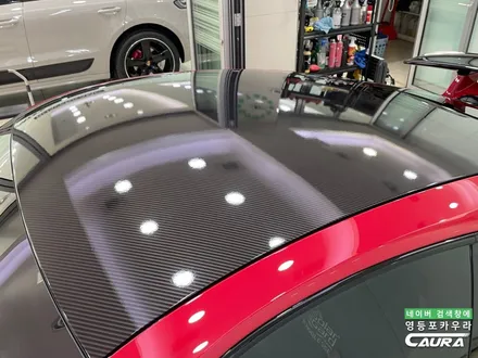 포르쉐 911 GTS 카민레드 찰떡 옵션 선택 전체 PPF 하버캠프 세라믹본드 썬팅 아이나비 블랙박스 보조배터리 영등포 카우라 후기 실내PPF 성지 포르쉐 성지 / 서울 영등포구 양평동5가