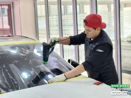 BMW 5시리즈 앞유리 돌빵 해결방법 윈드실드 시공 알아보기 / 서울 영등포구 양평동5가