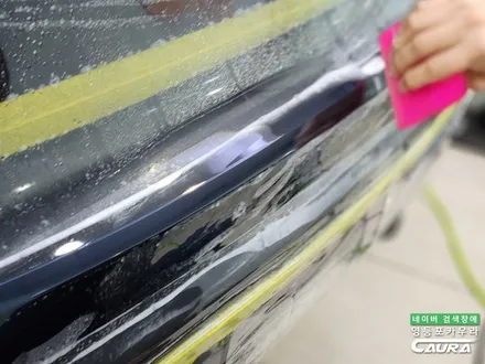 BMW X5 물피도주 주차장 사고 판금도색 터치업 레벨링 없이 PPF 복원 출고했습니다. / 서울 영등포구 양평동5가
