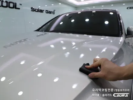 신형 더 뉴 그랜저 브이쿨 K 솔라가드 X 썬팅 + 오너프로 PPF 라이트 생활보호 PPF + 지테크닉 크리스탈세럼울트라 유리막코팅 + 아이나비 QXD3000 블랙박스 브이쿨영등포 / 서울 영등포구 양평동5가