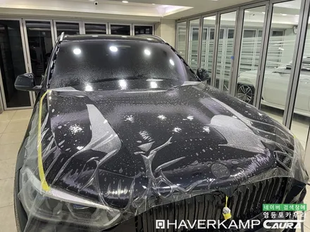 BMW X5 온라인 익스클루시브 카본블랙 타르투포 신차검수 중 휀다 찌그러짐 발견 전체 PPF 앞유리 돌빵 윈드실드 하버캠프 세라믹본드 틴팅 아이나비 블랙박스 영등포 카우라 후기 / 서울 영등포구 양평동5가
