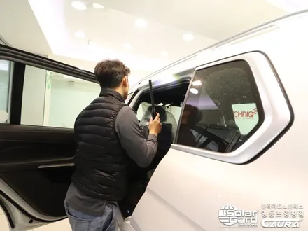 BMW X7 대표가 직접 시공하는 인수거부 솔라가드 노블레스 Z 썬팅 + 프론트풀ppf + 유리막코팅 + 발수코팅 + 코로나살균 신차패키지 카우라 영등포 카고 영등포솔라가드브이쿨 / 서울 영등포구 양평동5가