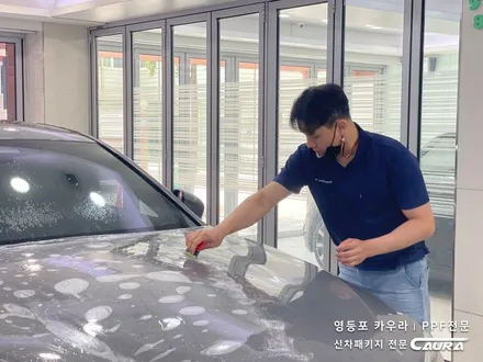 BMW 520i 대표가 직접 시공하는 본넷 헤드라이트 생활보호 PPF 신차패키지 영등포카우라 목동카고영등포점후기 하버캠프영등포 목동신차패키지 당산 여의도 목동ppf 구로PPF 용산 / 서울 영등포구 양평동5가