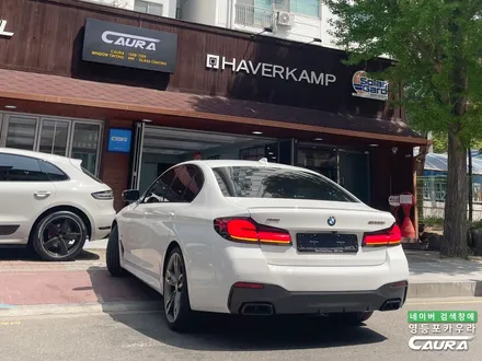 BMW M550i 화이트 출고 후기 무광 전체 PPF 아이보리 시트 가죽 코팅 영등포 카우라 후기 전체 PPF 성지 신차패키지 성지 영등포 PPF 실내 PPF BMW동호회 인기업체 / 서울 영등포구 양평동5가