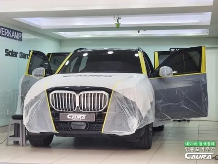BMW 전시장 출고선물 시인성 열차단 꽝..재시공 들어갔습니다. / 서울 영등포구 양평동5가