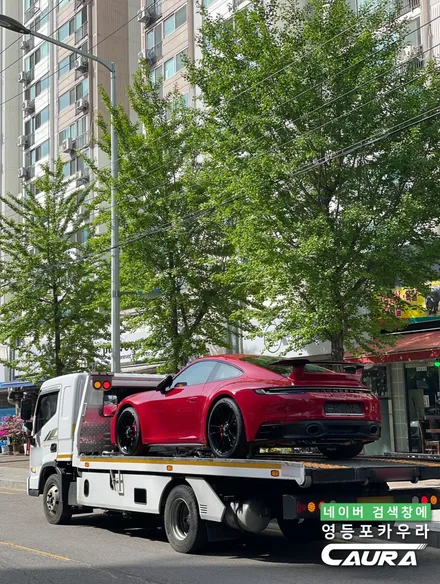 포르쉐 911 GTS 카민레드 찰떡 옵션 선택 전체 PPF 앞유리 돌빵 무적 윈드실드 하버캠프 세라믹본드 틴팅 아이나비 블랙박스 보조배터리 영등포 카우라 후기 실내PPF 성지 / 서울 영등포구 양평동5가