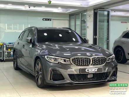 BMW 우주명차 m340i 투어링 3시리즈 하버캠프 세라믹본드 70% 농도 밝은 썬팅 연한 썬팅 재시공 후기 영등포 카우라 추천 / 서울 영등포구 양평동5가
