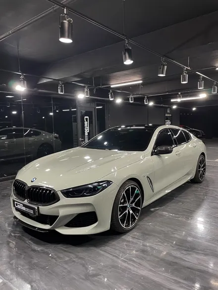 BMW 840i 탑폴리에 미디엄그레이 전체 랩핑 / 성남 판교 분당구