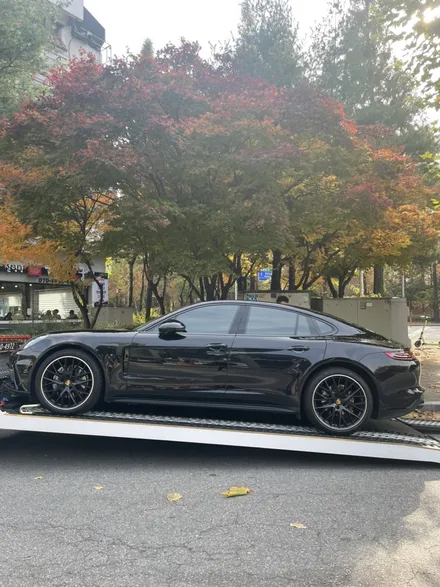 포르쉐 파나메라 탑폴리에 미디엄 그레이 전체 시공 / 성남 판교 분당구