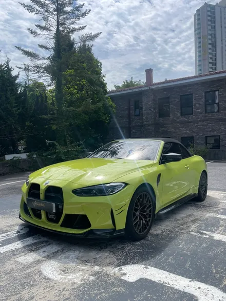 BMWM4 무광블랙퍼플 전체랩핑시공 / 성남 판교 분당구