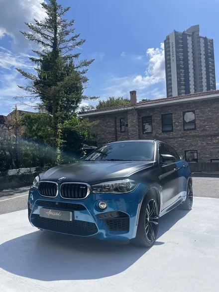 분당/판교 BMWx6m 무광블랙랩핑재시공으로 포스차량만들기 / 성남 판교 분당구