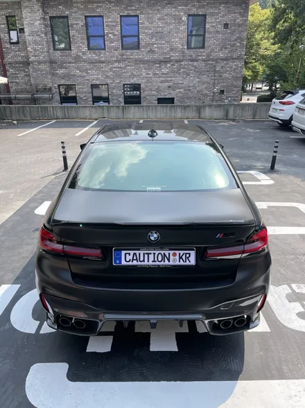 BMW M5 무광블랙 전체시공 / 성남 판교 분당구