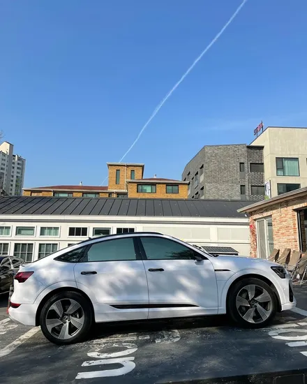 아우디 e트론 탑폴리에화이트 전체시공 / 성남 판교 분당구