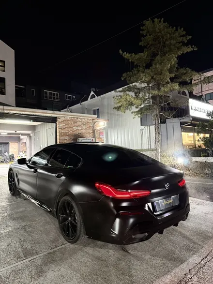 분당 판교 랩핑맛집 BMW8시리즈 사틴블랙으로 간지차량 만들기 / 성남 판교 분당구
