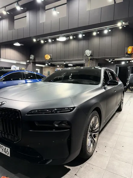강남/양재/판교 신형 BMW7시리즈 무광블랙랩핑 크롬죽이기로 포스한번 살려봅시다 / 성남 판교 분당구