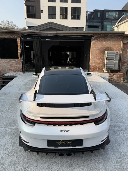판교/양재/분당 포르쉐911 gt3 화이트로 변신!! 이번 금호타이어 신규라인업에 타이어 소개될차량 / 성남 판교 분당구