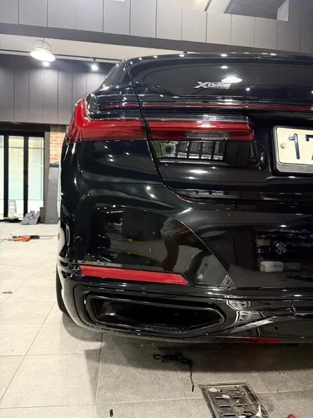 분당/판교 bmw7시리즈 블랙ppf랩핑작업으로 올블랙포스차량 만들기 / 성남 판교 분당구