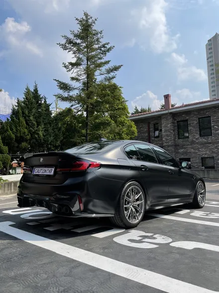 BMW M5 무광블랙 전체시공 / 성남 판교 분당구