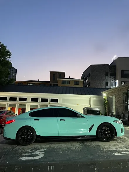 강남/양재/판교 BMW8시리즈 티파니색상으로 전체랩핑시공 해봅시다!! / 성남 판교 분당구
