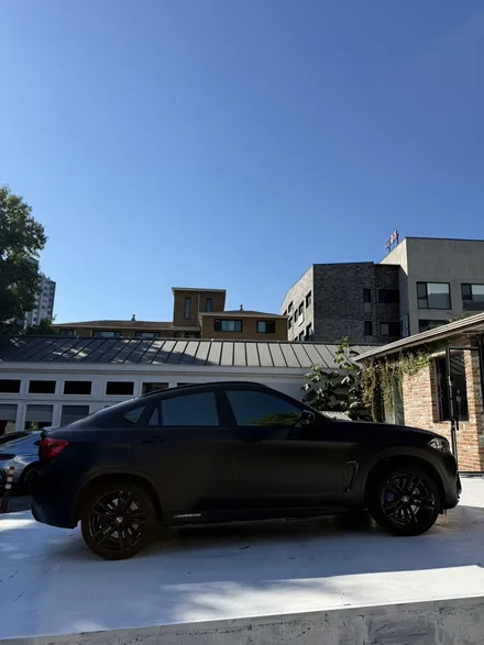 분당/판교 BMWx6m 무광블랙랩핑재시공으로 포스차량만들기 / 성남 판교 분당구