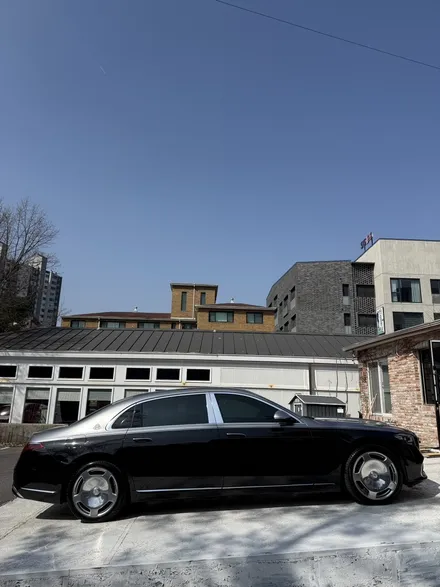 판교/분당/성남 벤츠s580 마이바흐 상단실버 듀오톤랩핑 투톤랩핑으로 3000만원 옵션이랑 똑같이 만들기 / 성남 판교 분당구