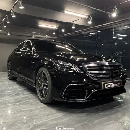 코션<양재,과천>본사 벤츠 S63 AMG  탑클리어쉴드 PPF 전체시공 / 성남 판교 분당구