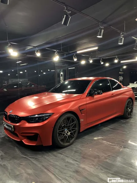 BMW M4 아이스티타늄<레드> 전체 시공 / 성남 판교 분당구