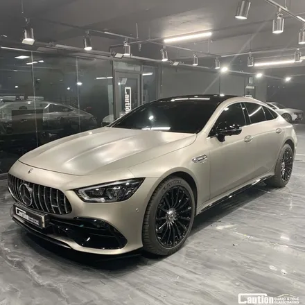 벤츠amg GT 아이스티타늄<실버>전체랩핑 / 성남 판교 분당구