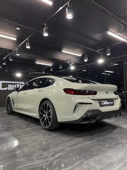 BMW 840i 탑폴리에 미디엄그레이 전체 랩핑 / 성남 판교 분당구