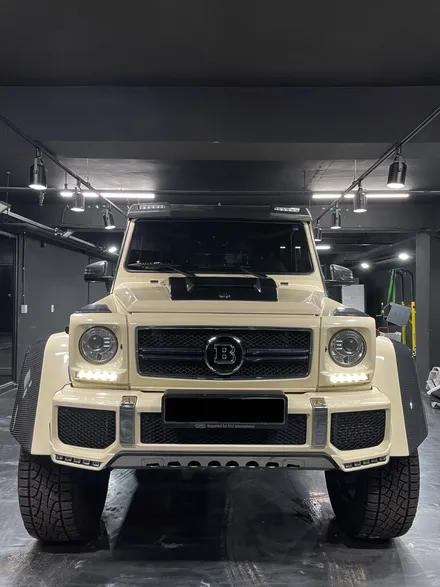 벤츠G바겐 4x4 아이보리 유광 전체 랩핑 / 성남 판교 분당구