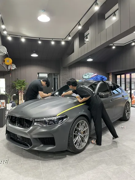 BMW M5 무광블랙 전체시공 / 성남 판교 분당구